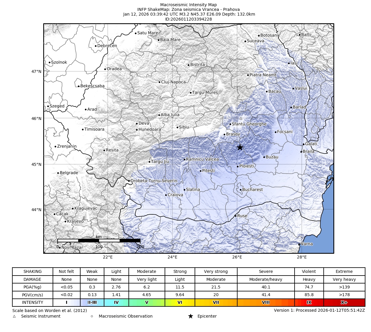 Macroseismic Intensity Map